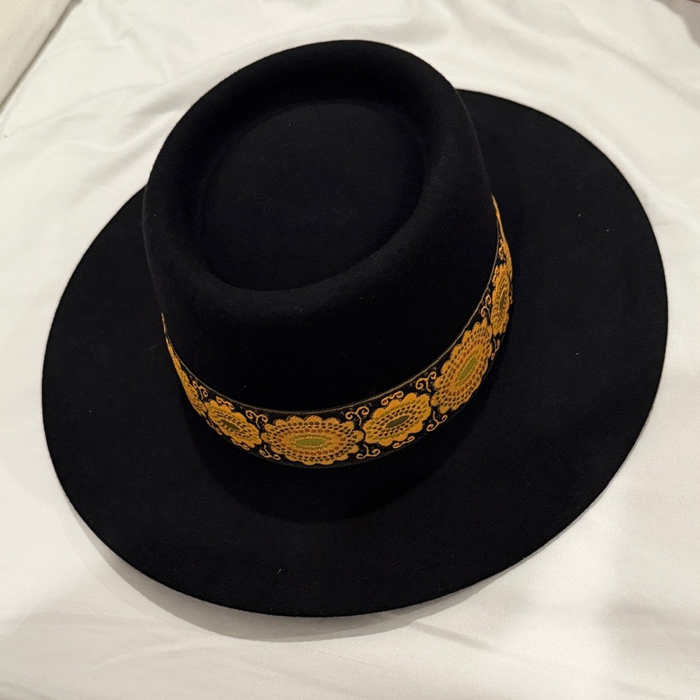 Lack Of Color Black Wool Hat
